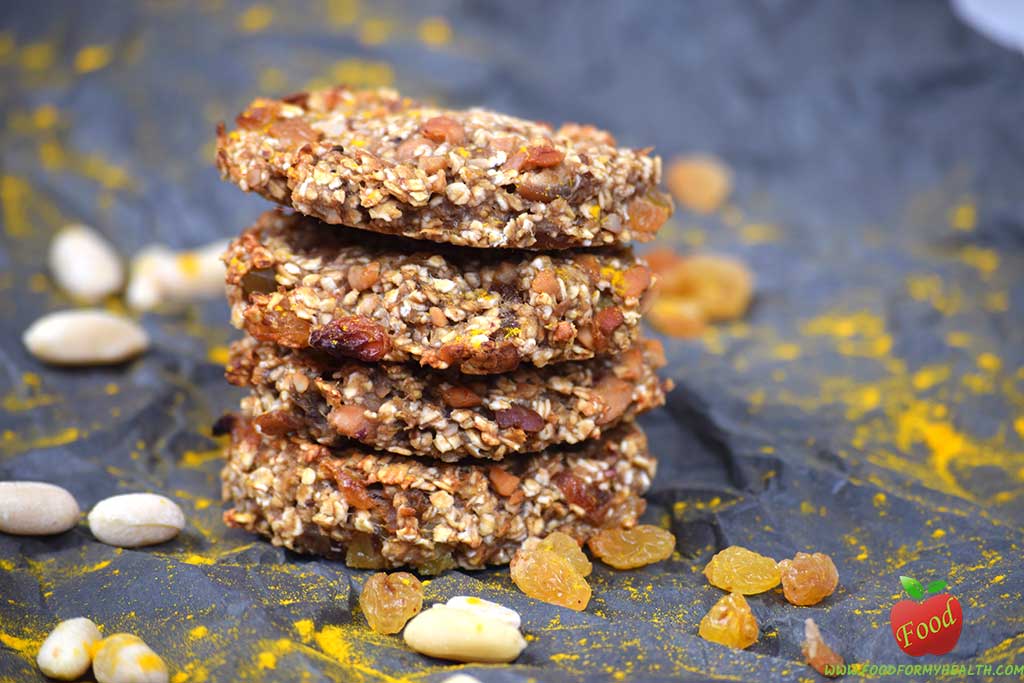 banana peanut cookies