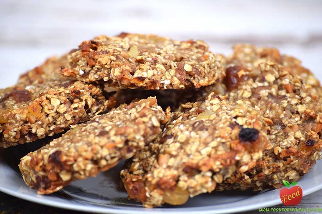 banana peanut cookies