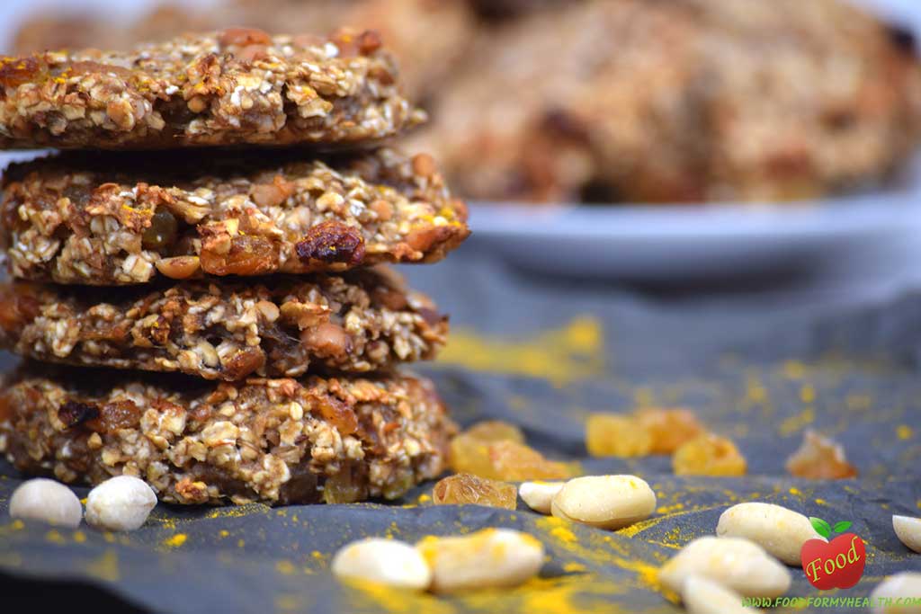 banana peanut cookies