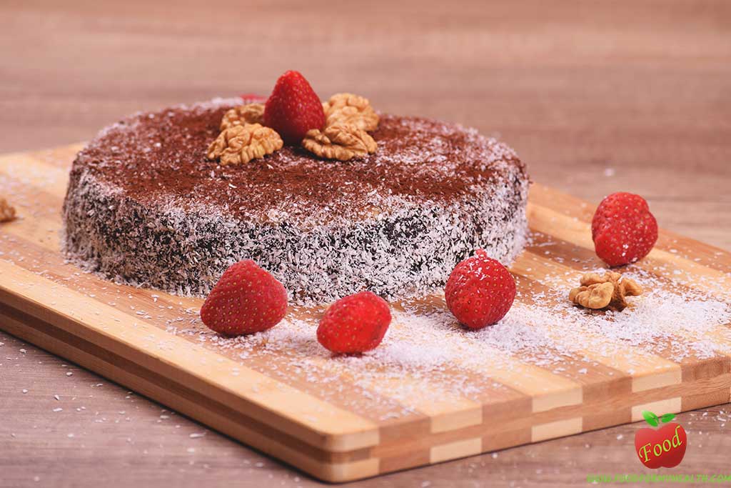 vegan chocolate hazelnut cake