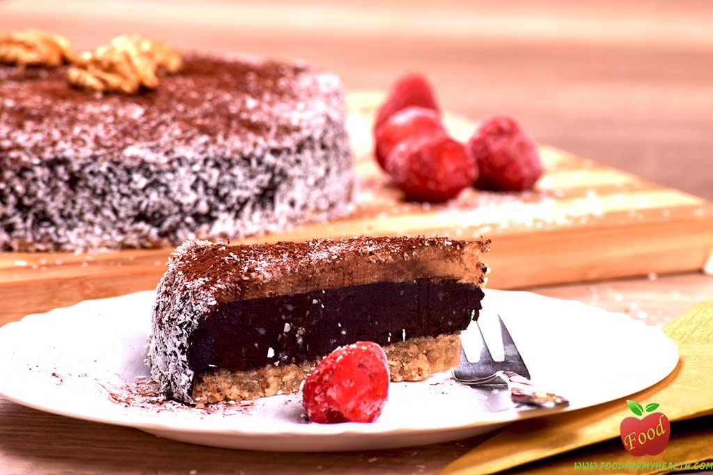 vegan chocolate hazelnut cake