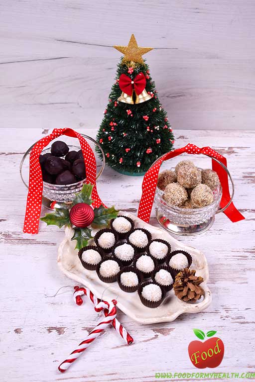 Yes, desserts can be healthy and at the same time very delicious, like these three incredible Christmas truffles recipes.