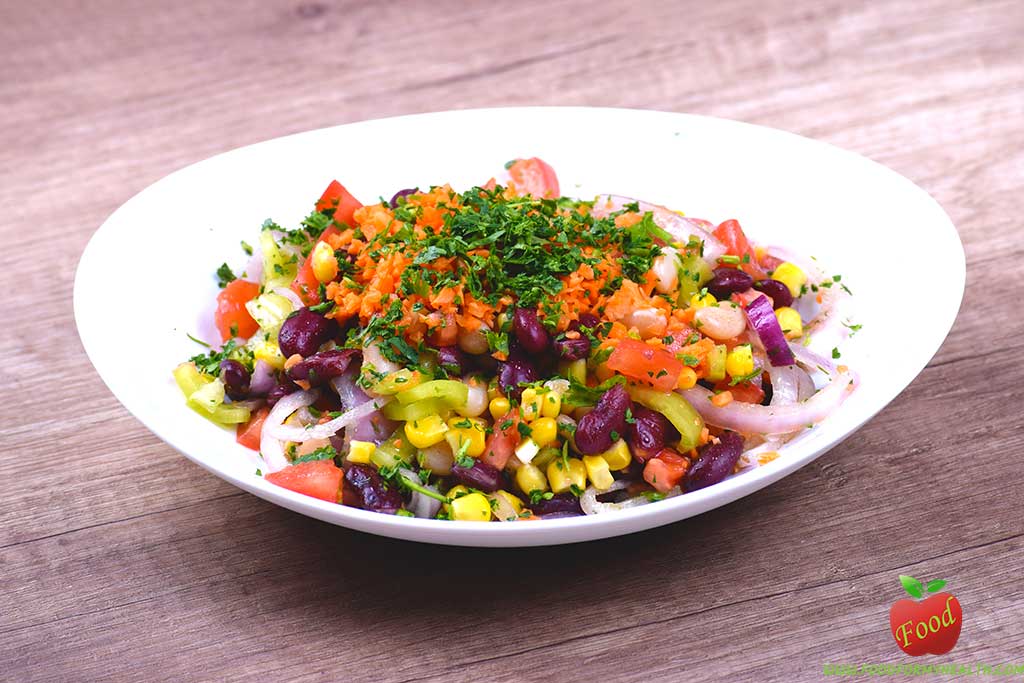 vegan bean salad