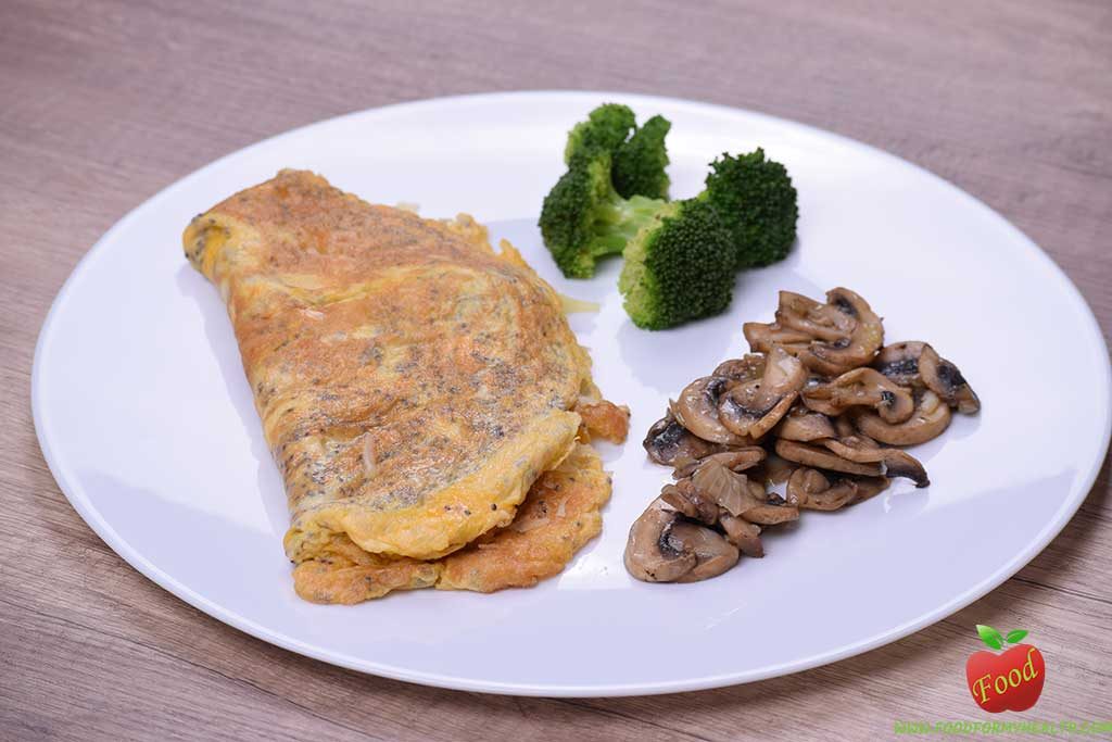 Chia cheese omelet