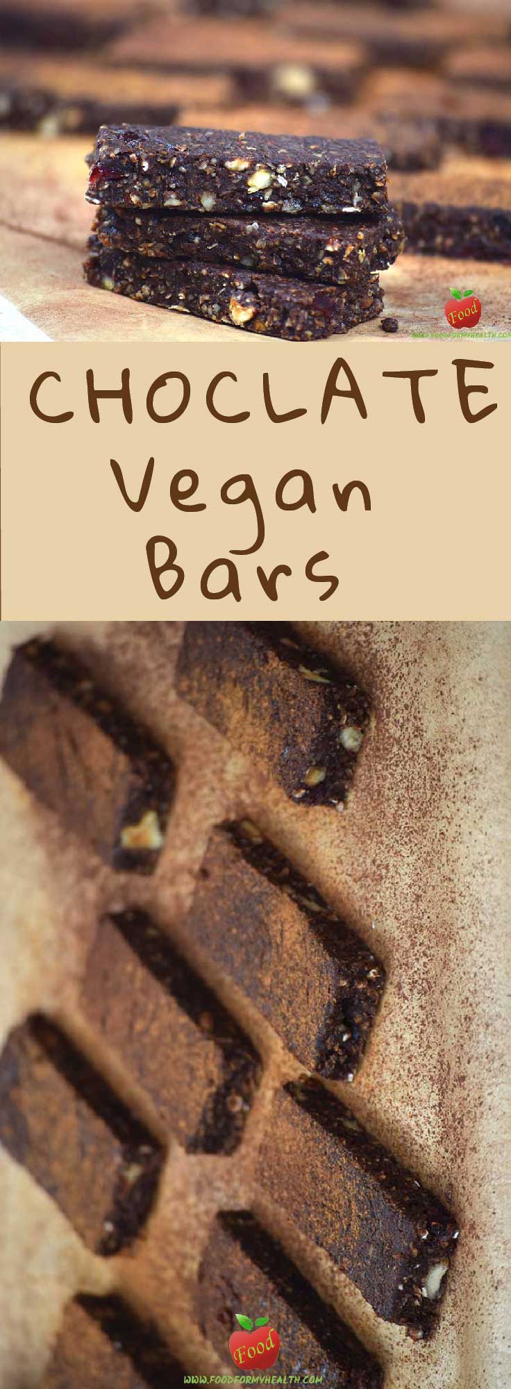 Chocolate vegan bars