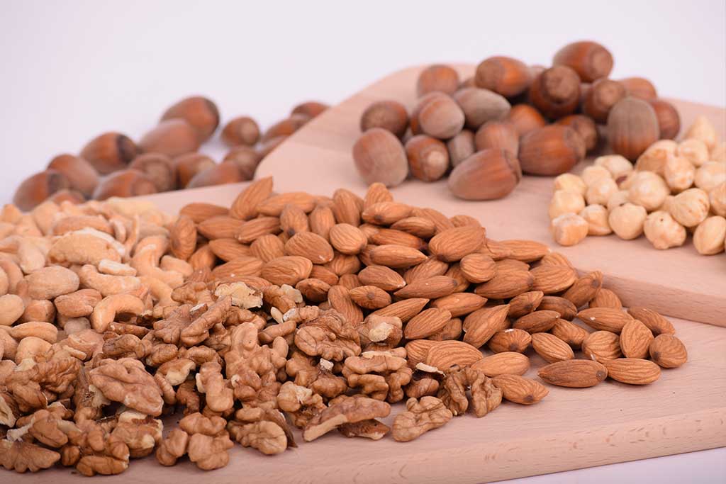 Almonds walnuts