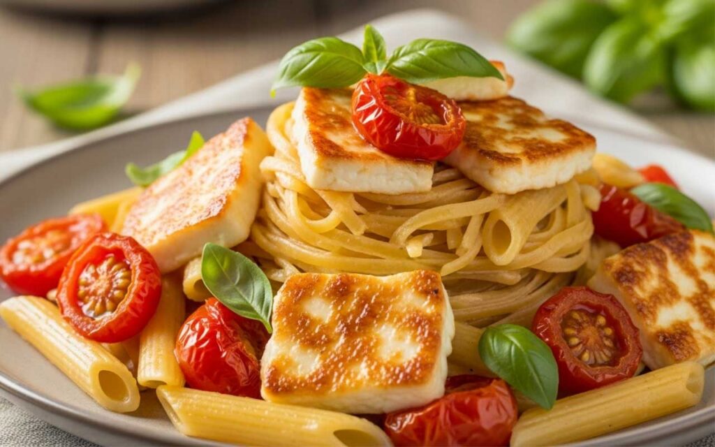 Mediterranean Roasted Cherry Tomato and Feta Pasta