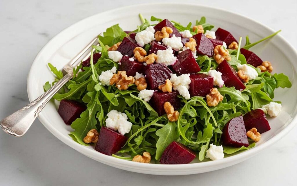 The Ultimate Roasted Beet & Goat Cheese Salad
